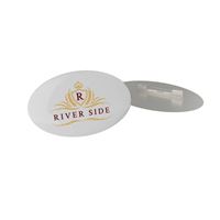 BADGE IN METALLO CON FINITURA LUCIDA
